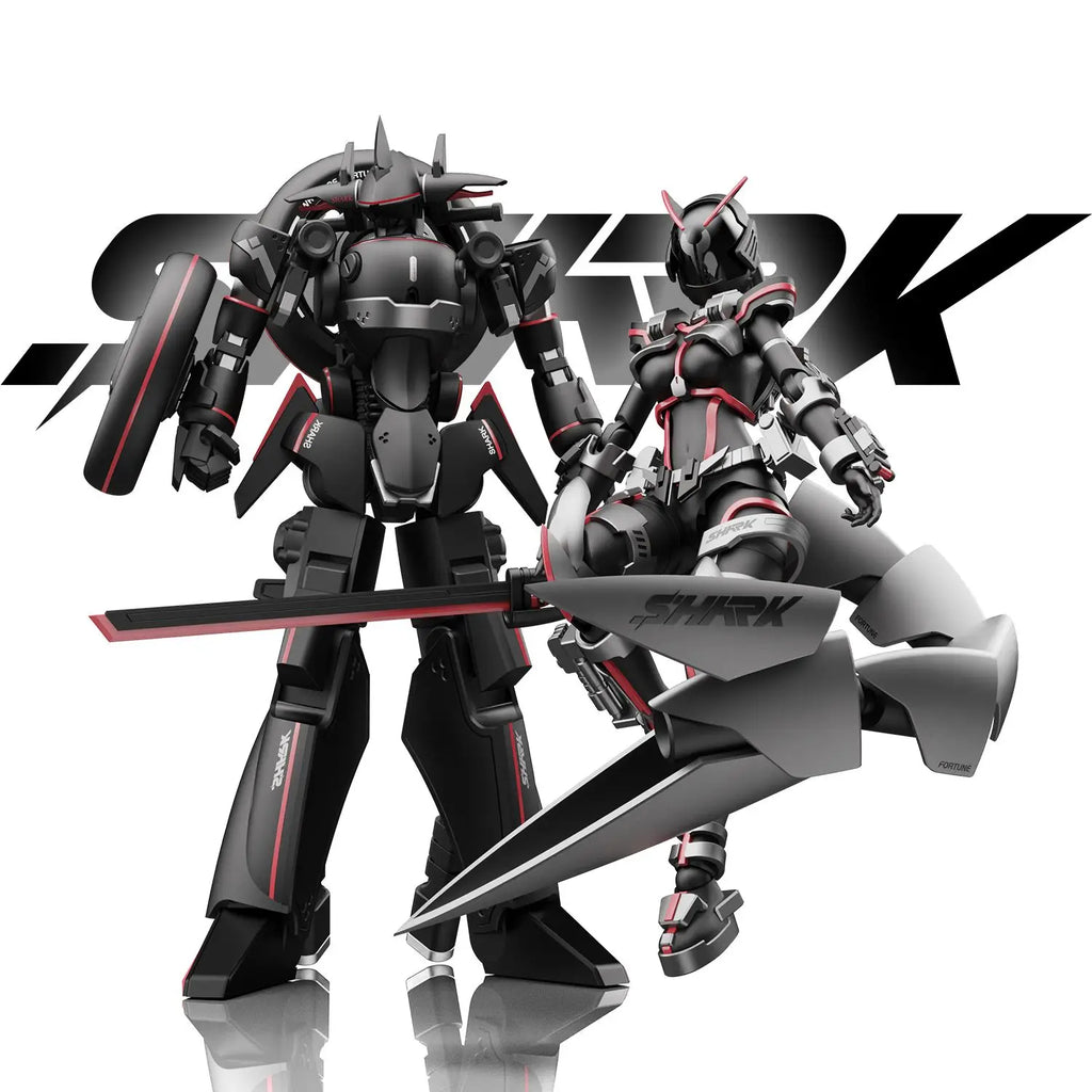 Cyber Shark Goddess Mecha Model – Unique Assembly Figure