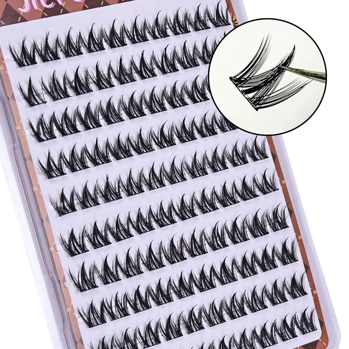 Voluminous False Eyelashes - DIY Fluffy Natural Curling Lash Extension