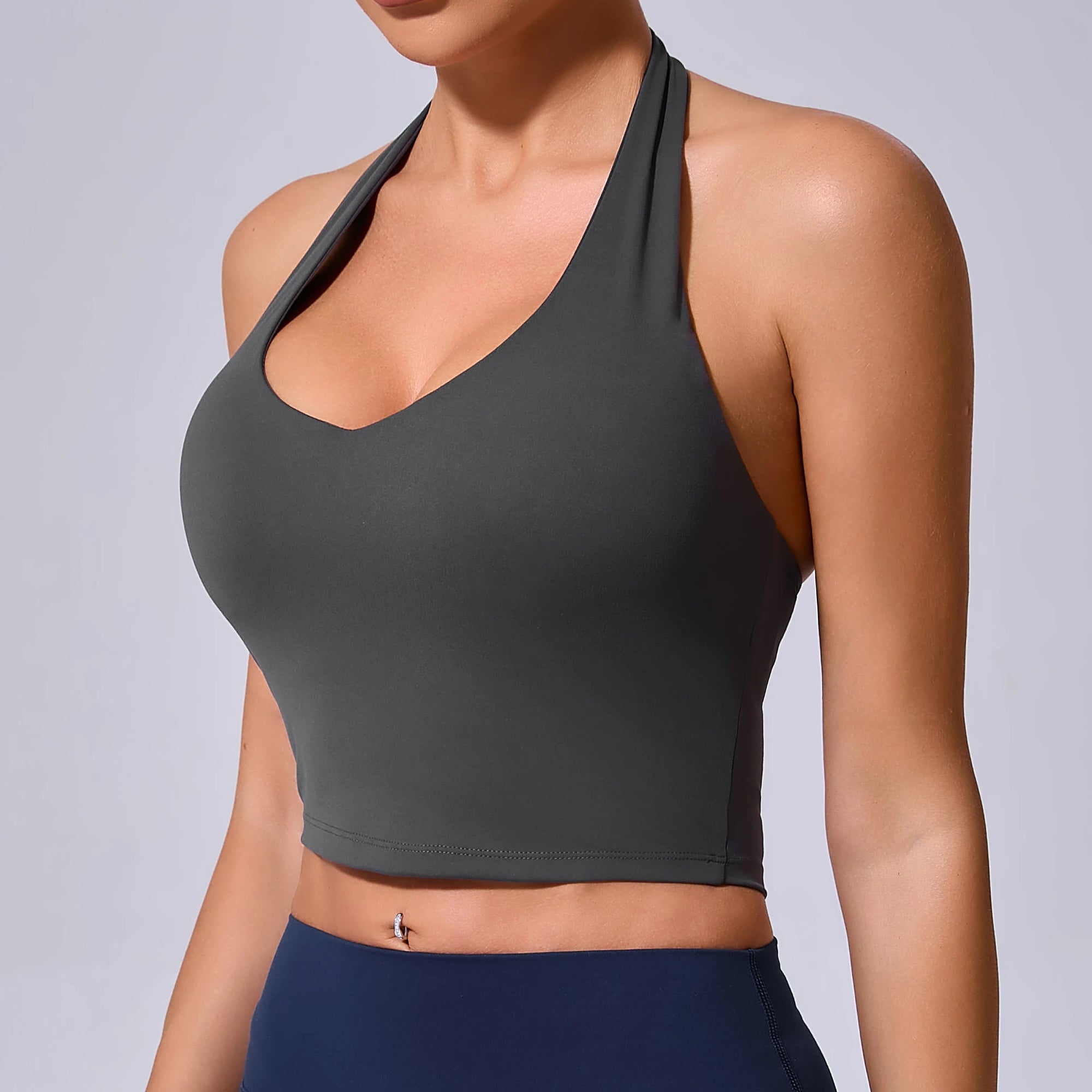 High Support Quick Dry Padded Sports Bra for Yoga & Fitness