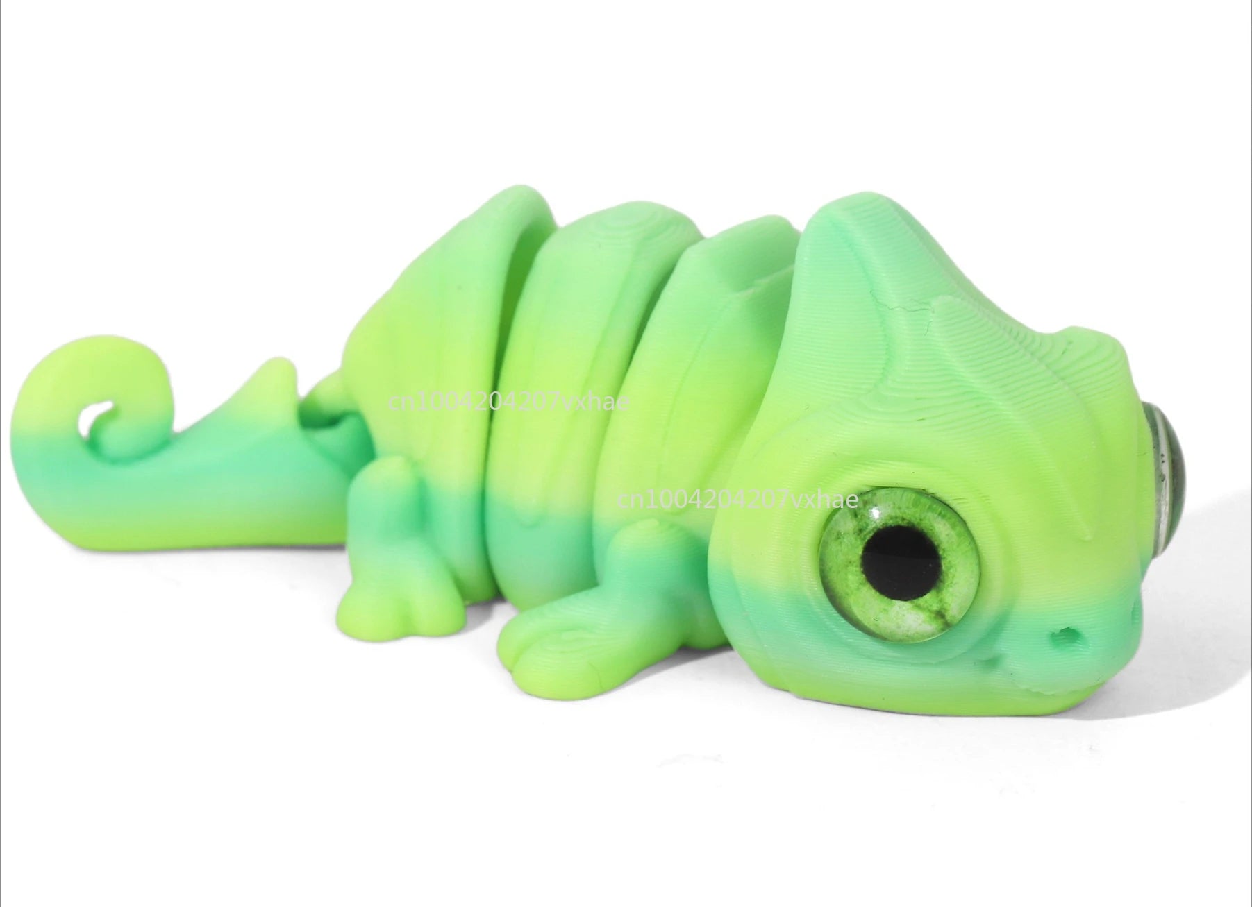 Multi-Joint 3D Printed Chameleon Figures - Unique Home Decor & Gift