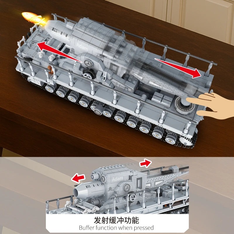 2875Pcs Military Tank Building Blocks for Creative Play - MOULD KING