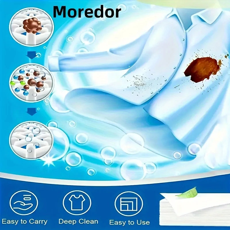 50 Eco-Friendly Laundry Detergent Tablets - Powerful, Hypoallergenic & Biodegradable