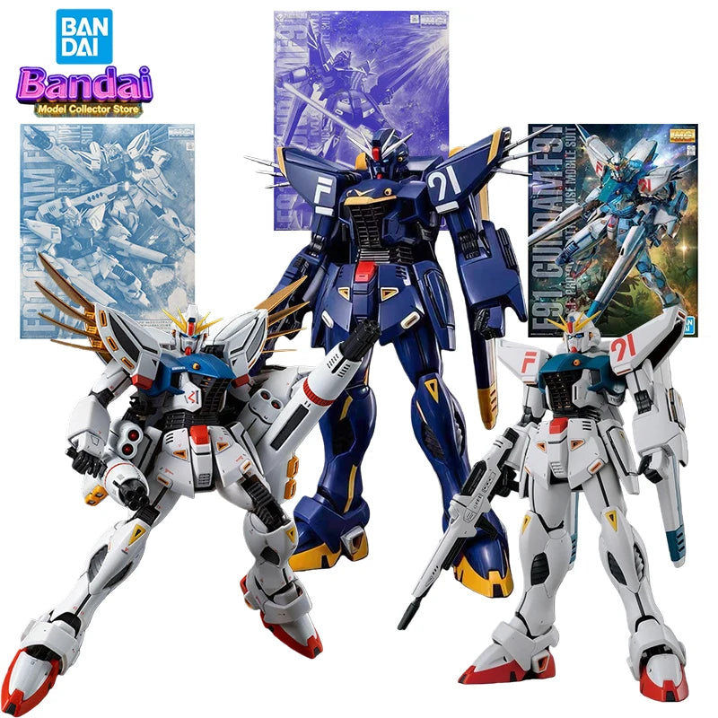 Bandai MG F91 Ver.2.0 Gundam Action Figure - Back Cannon Type