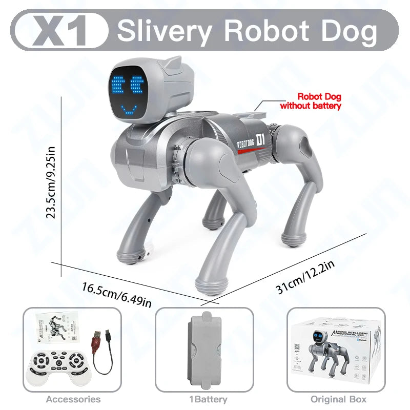 ZWN X1 Smart Interactive Robot Dog Toy - Dance, Sing & Play!