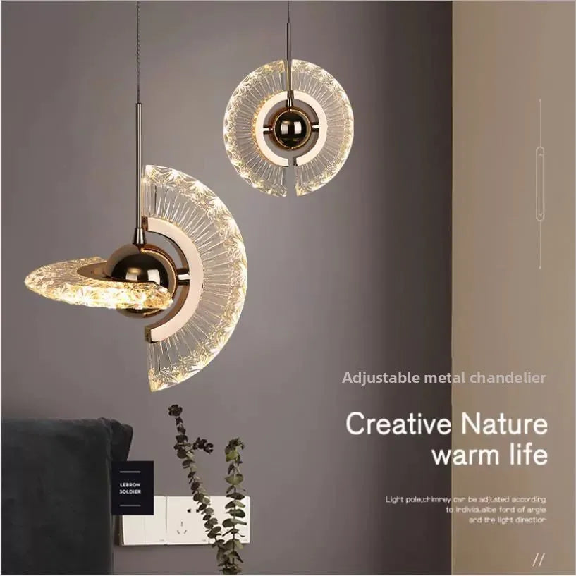 Elegant Modern Pendant Light for Home & Bar Decor - Acrylic Design