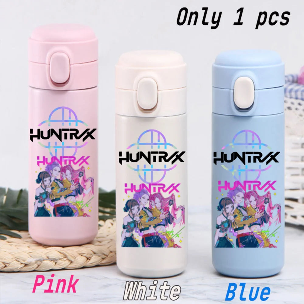 Insulated 420ML K-Pop Travel Drink Bottle - Stylish & Portable
