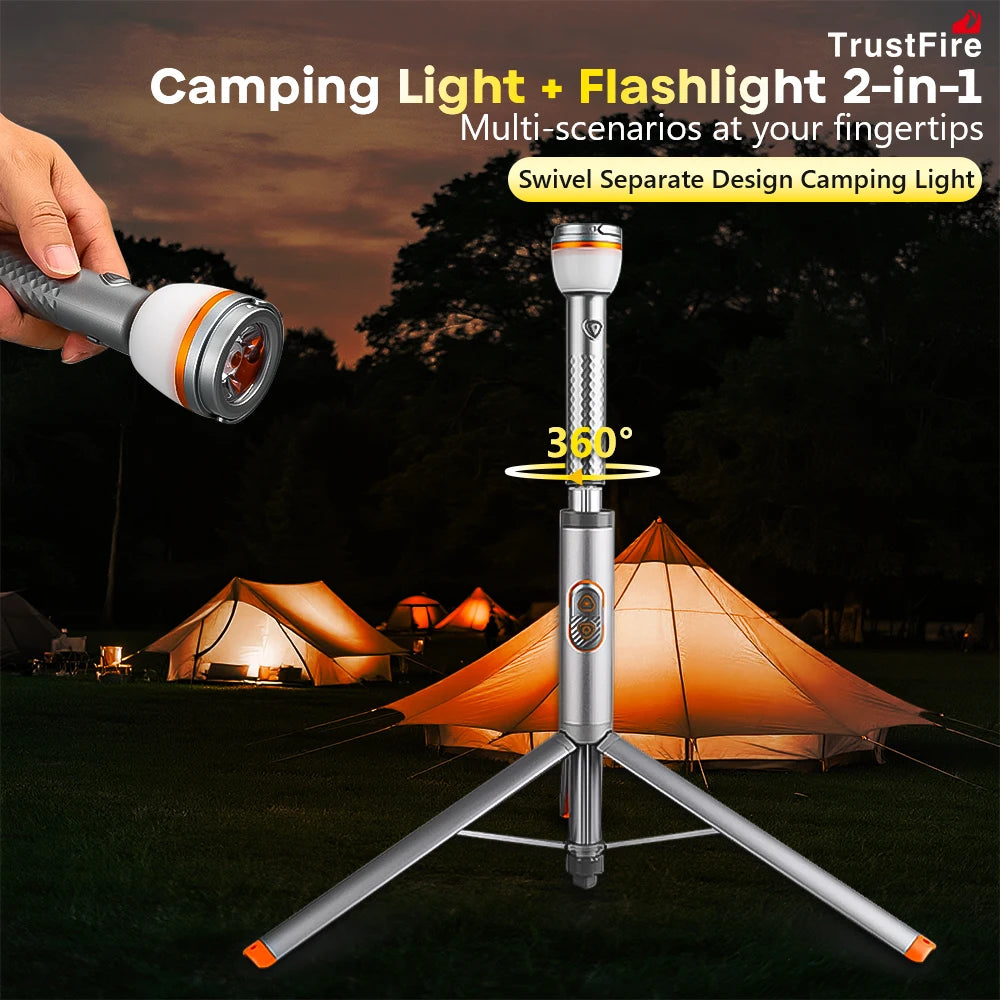 Trustfire WL22 2-in-1 Telescopic Flashlight & Camping Lantern