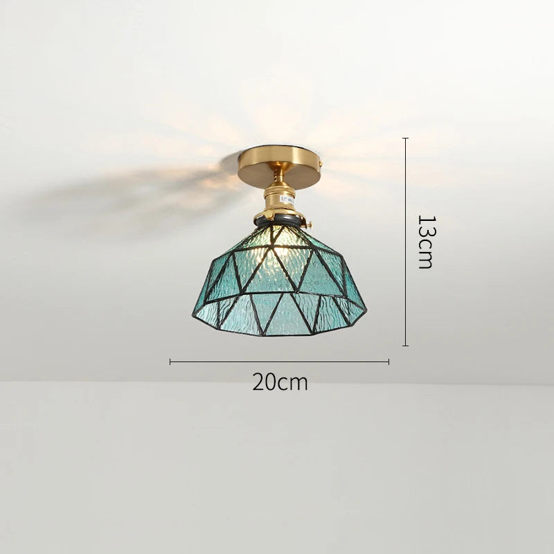 Nordic Retro Green Pendant Light for Stylish Home Decor