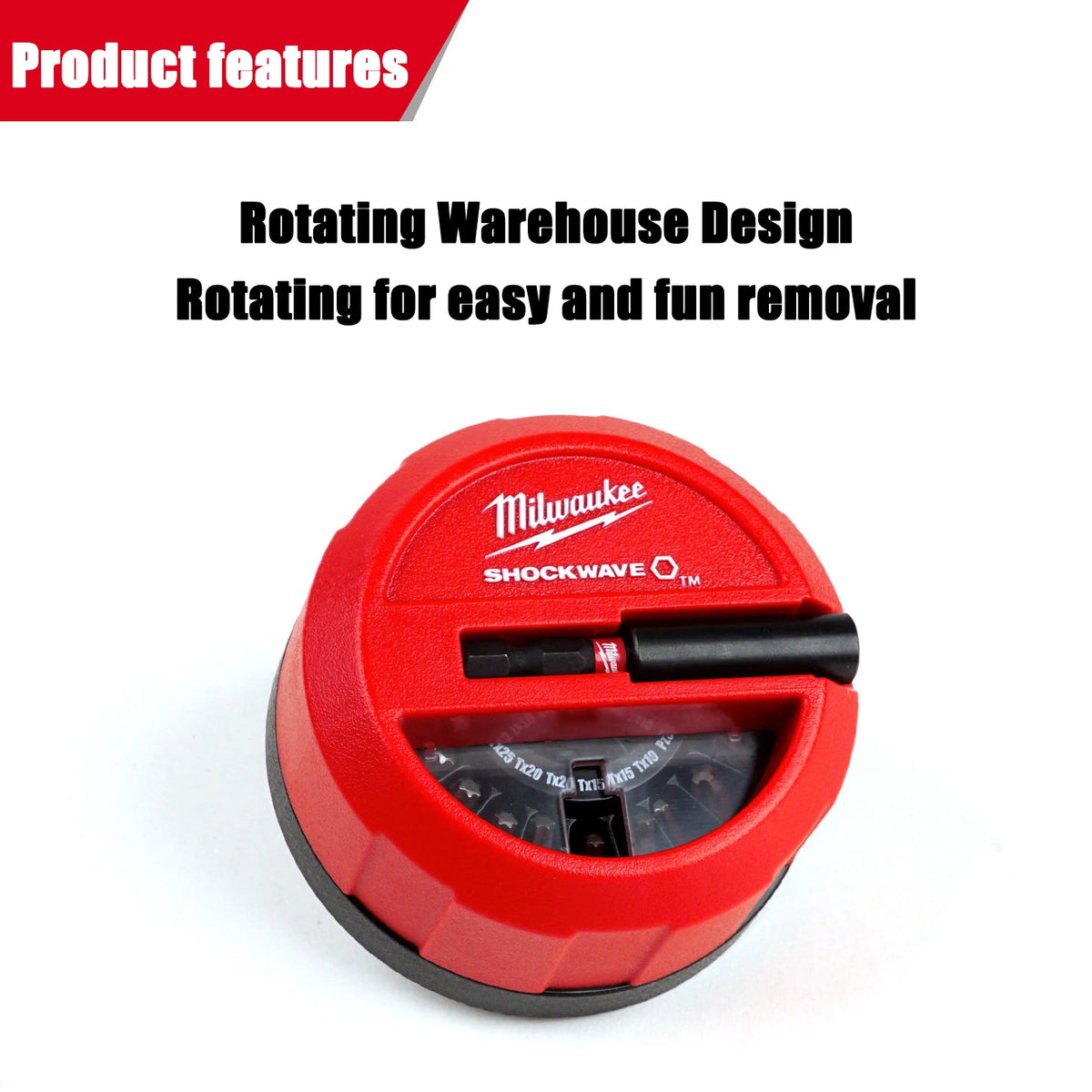 Milwaukee 15-Piece SHOCKWAVE Impact Bit Set | Heavy-Duty Drill Bits