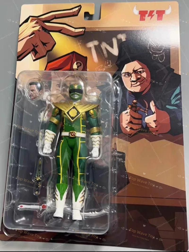 1/12 Mighty Green Ranger Action Figure | Movable Cloth Collectible