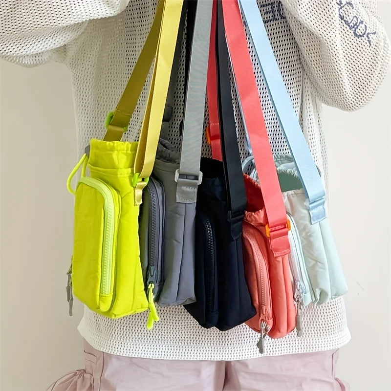 Portable Waterproof Crossbody Phone & Water Bottle Bag for Outdoor Sports