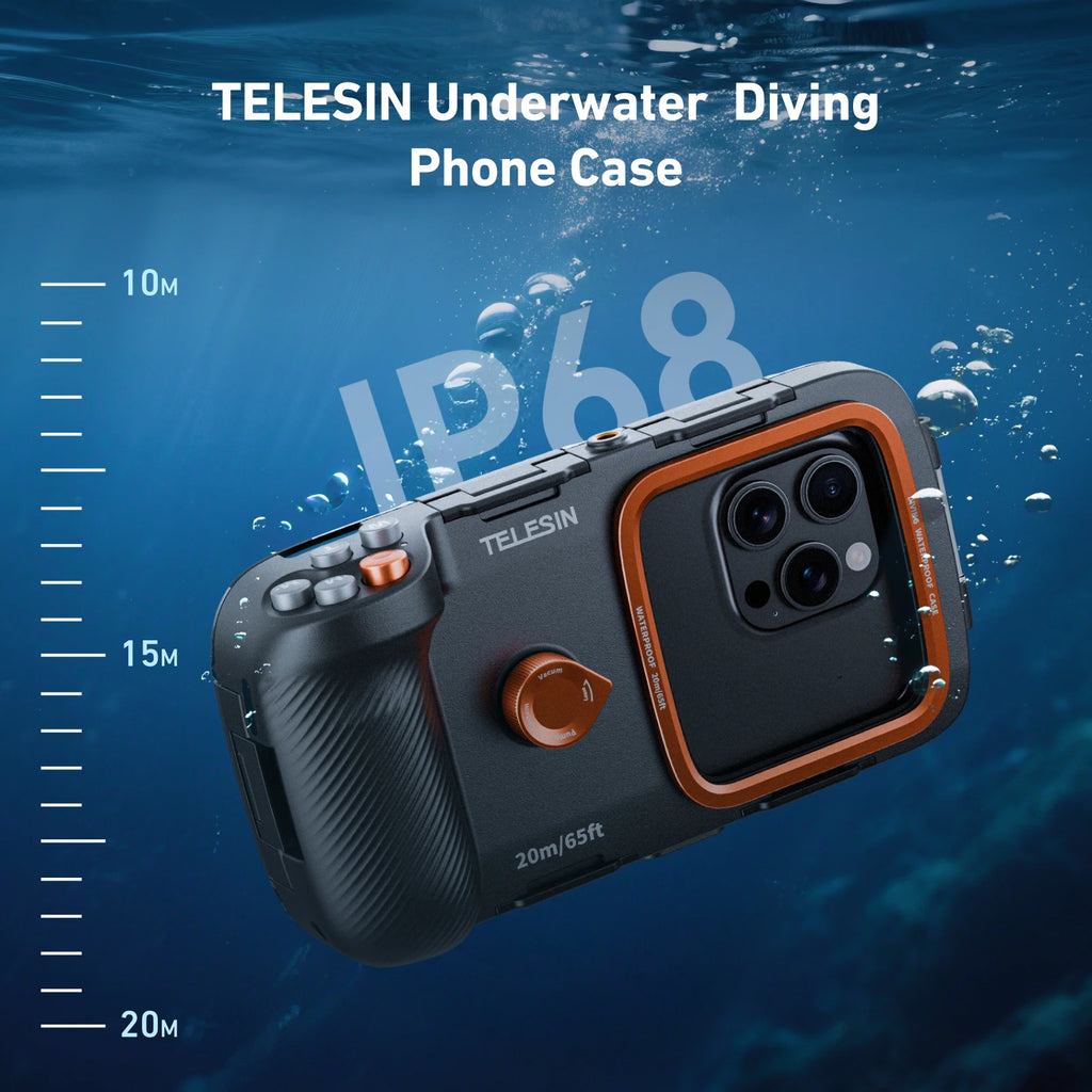 TELESIN Waterproof Diving Phone Case - Ultimate Underwater Photography