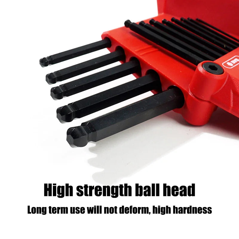 Milwaukee 13-Piece L-Shaped Ball End Hex Wrench Set - Ultimate Access Tool