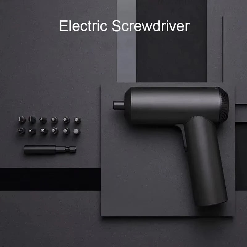 MIJIA Cordless Electric Screwdriver with 12 S2 Bits - 5N.m Torque