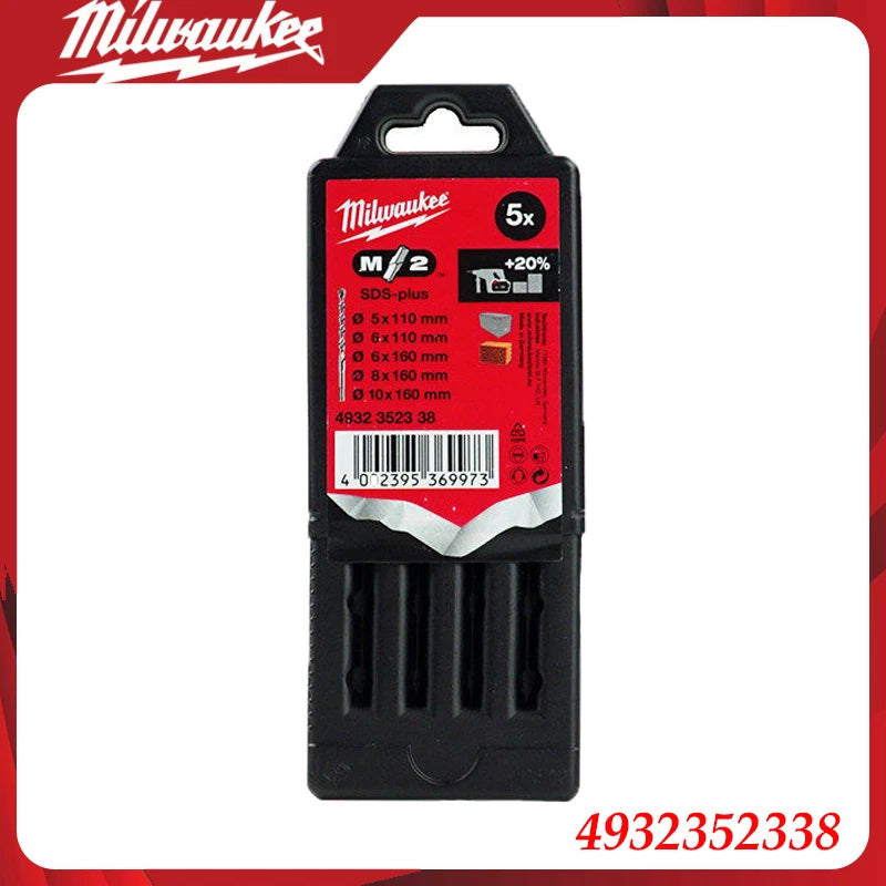Milwaukee Shockwave 5PC Impact Bit Set - Heavy-Duty Drill Accessories
