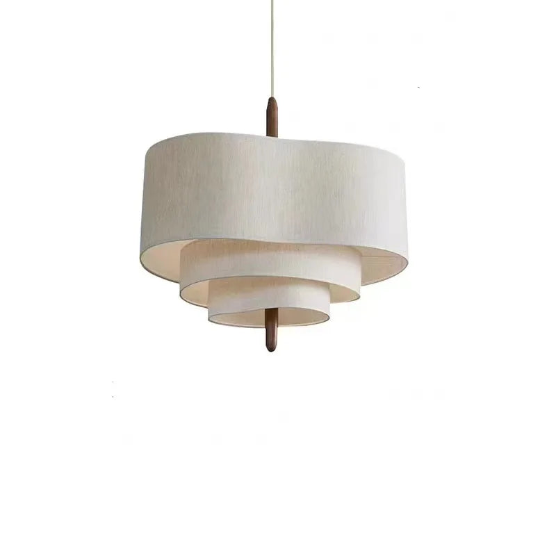 Wabi Sabi Japanese Cloth Pendant Light for Home & Dining Decor