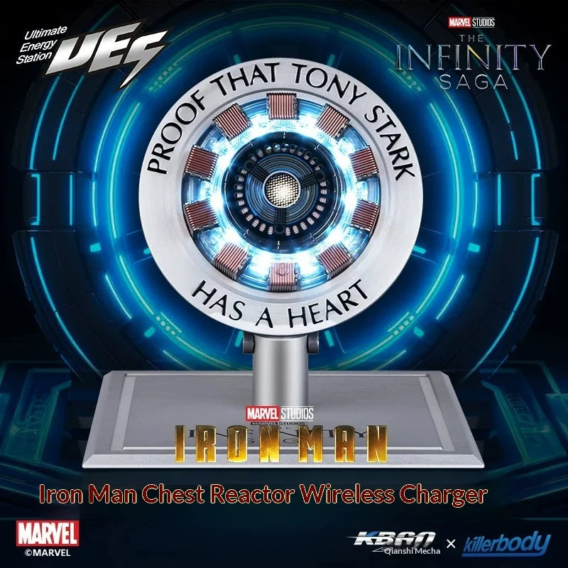 Killerbody Marvel Iron Man Alloy Base Wireless Charger - Exquisite Design
