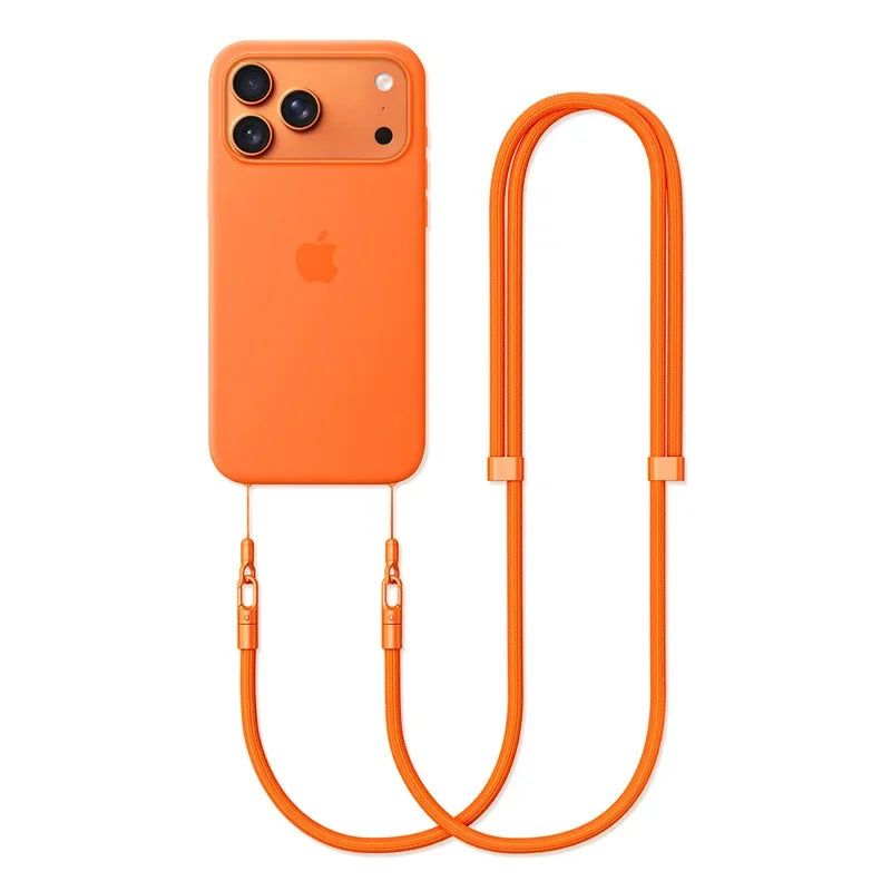 iPhone Air 17 Pro Max Multifunctional Crossbody Phone Case & Lanyard