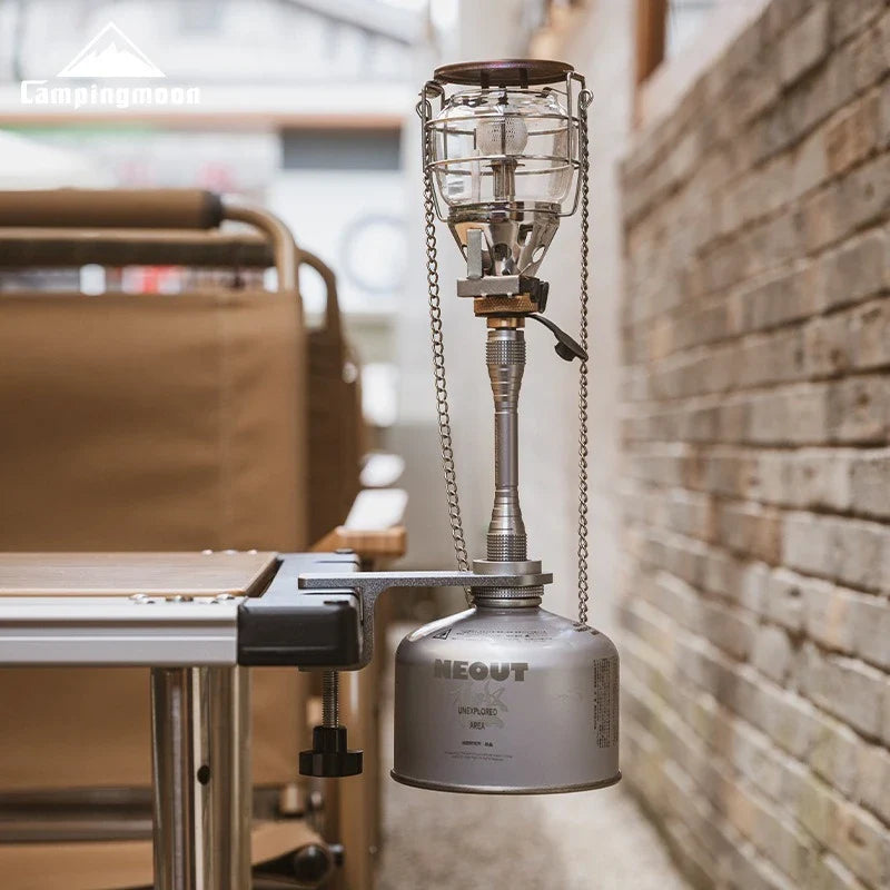 CAMPINGMOON Z18 Portable Gas Cylinder Lamp Stove Fixture - Lightweight