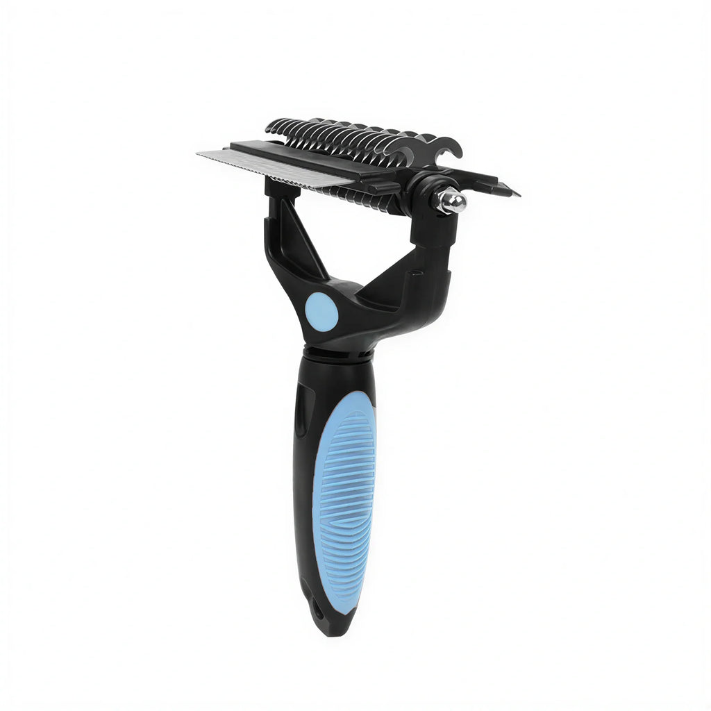 3-in-1 Pet Deshedding Brush & Fur Remover for Dogs and Cats