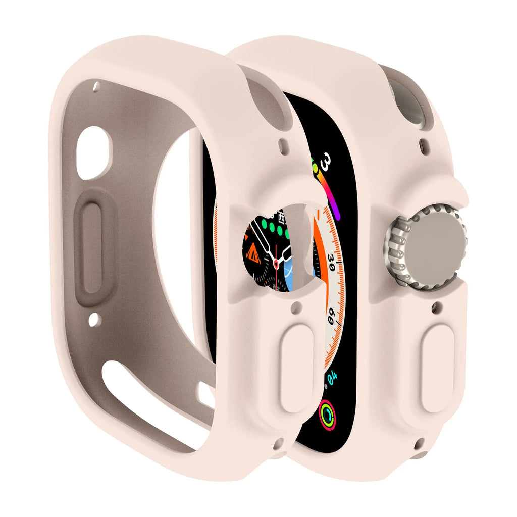 Shockproof Soft Silicone Cover for Apple Watch Ultra 49mm - TPU Bumper