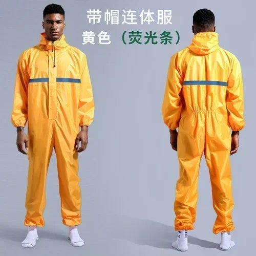 Men's & Women's Waterproof Raincoat - Hooded Rain Suit