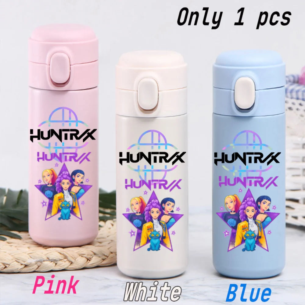 KPop 420ML Insulated Thermos Cup - Stylish Water Bottle Gift