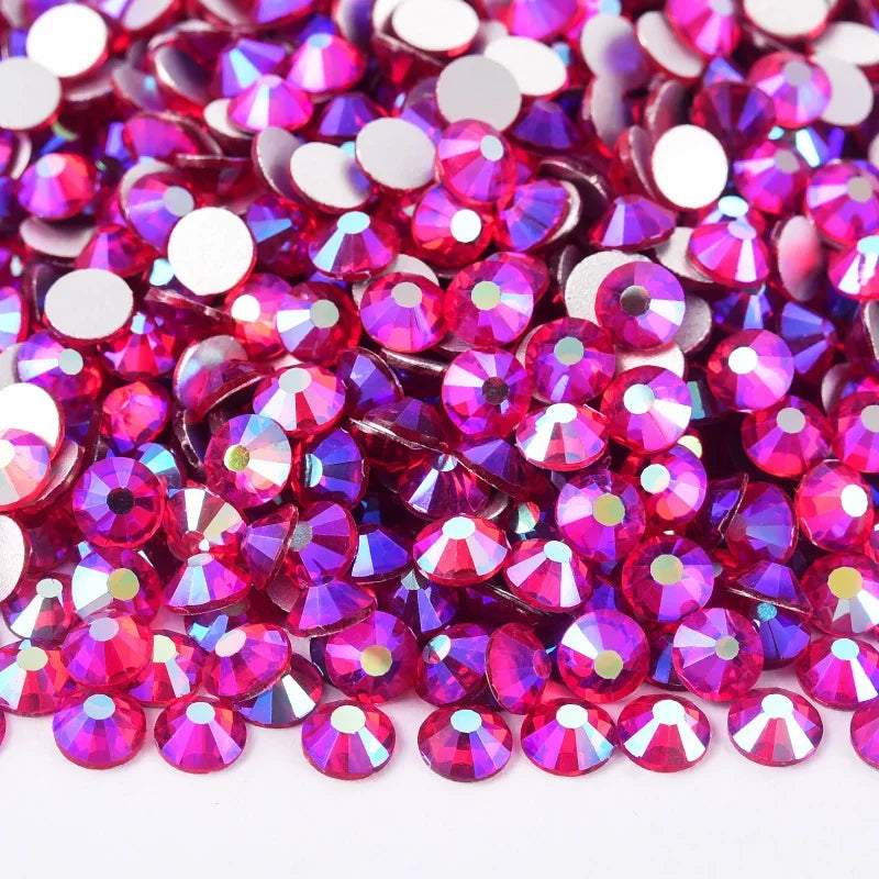 OLeeya Bulk Non-Hotfix Rhinestones for DIY Nail Art & Garments