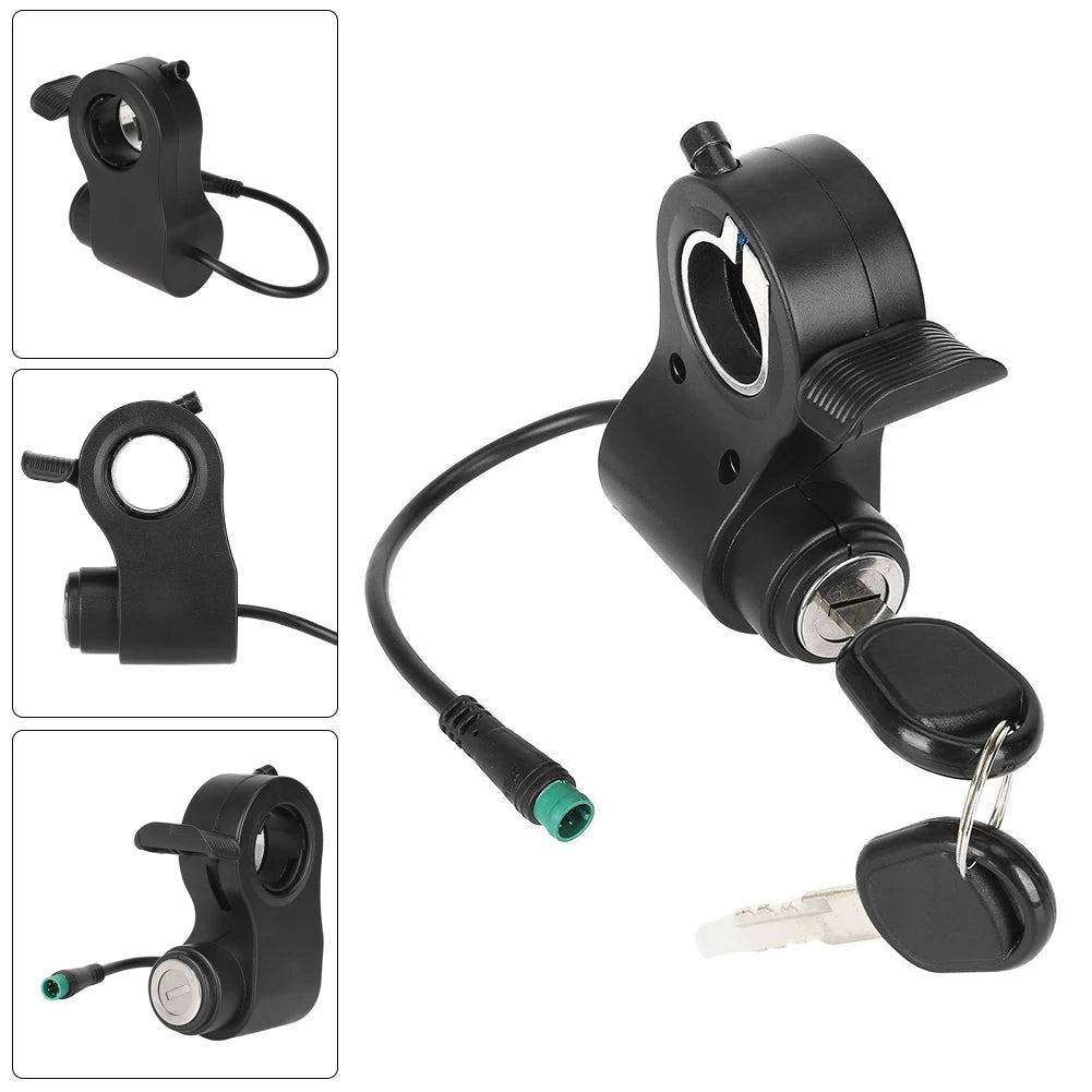 Throttle & Key Set for Kukirin G2 Max/Pro - Secure Lock & Smooth Control