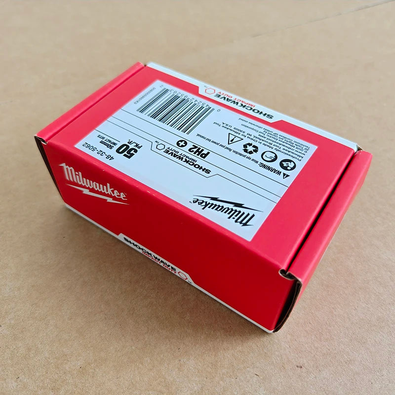 Milwaukee PH2 50mm Impact Duty Screwdriver Bits - 50 Pack