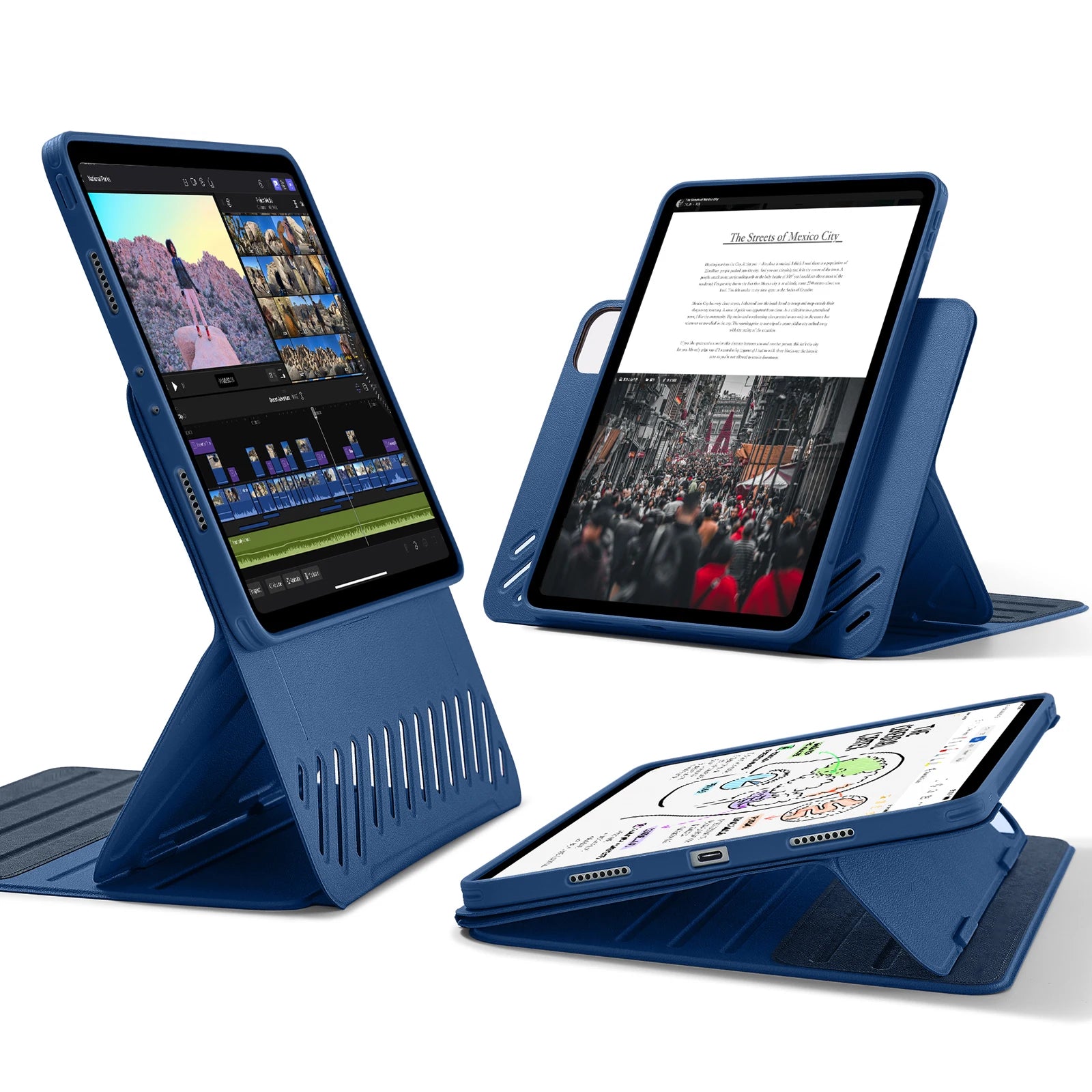 ESR Magnetic iPad Pro Case - Adjustable Stand & Total Protection