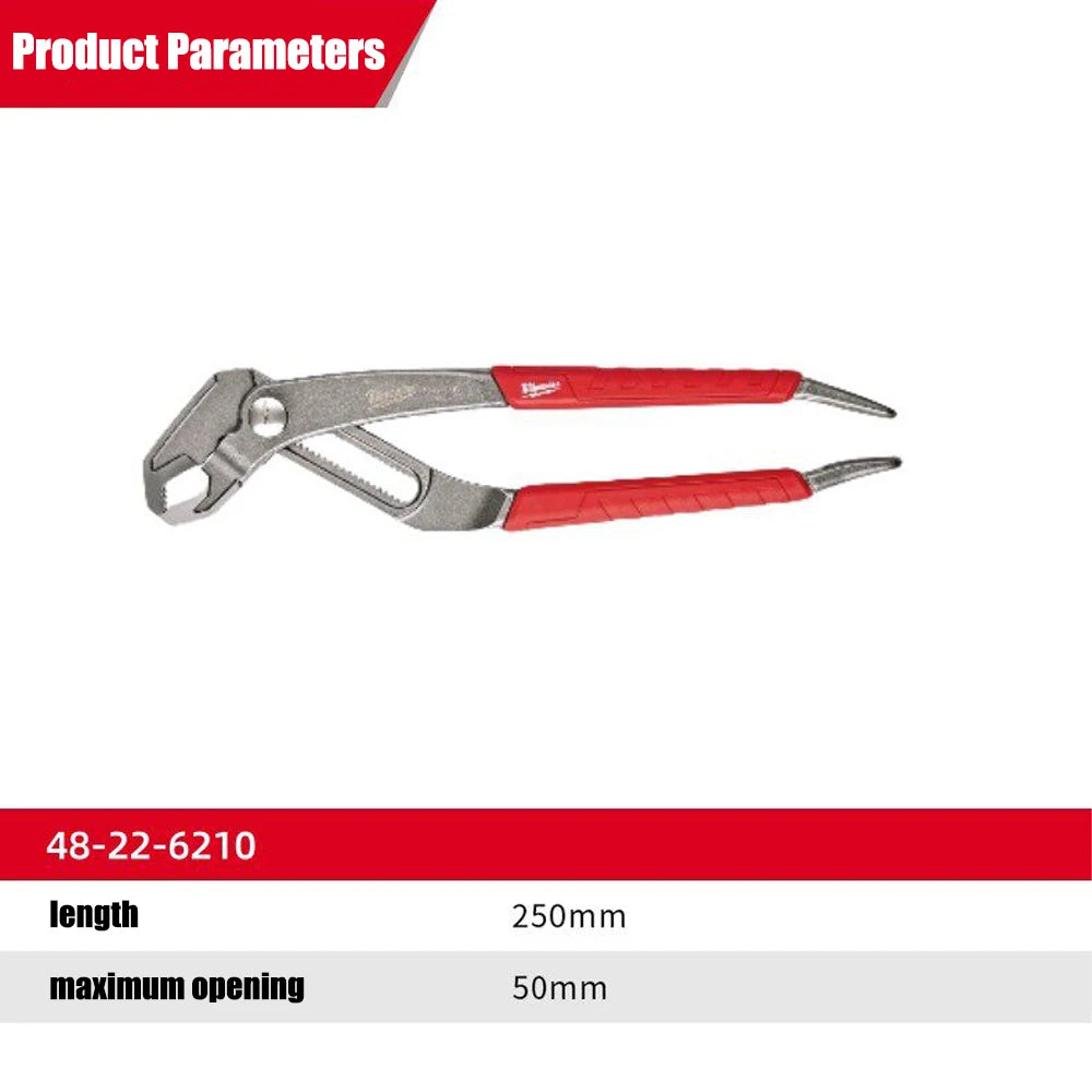 Milwaukee 10" V-Jaw Pliers - Comfort Grip Multitool