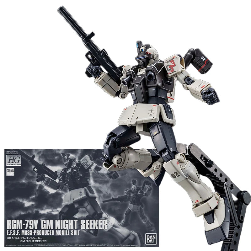 Bandai Action Figures: PB HG 1/144 GM Night Seeker Model Kit