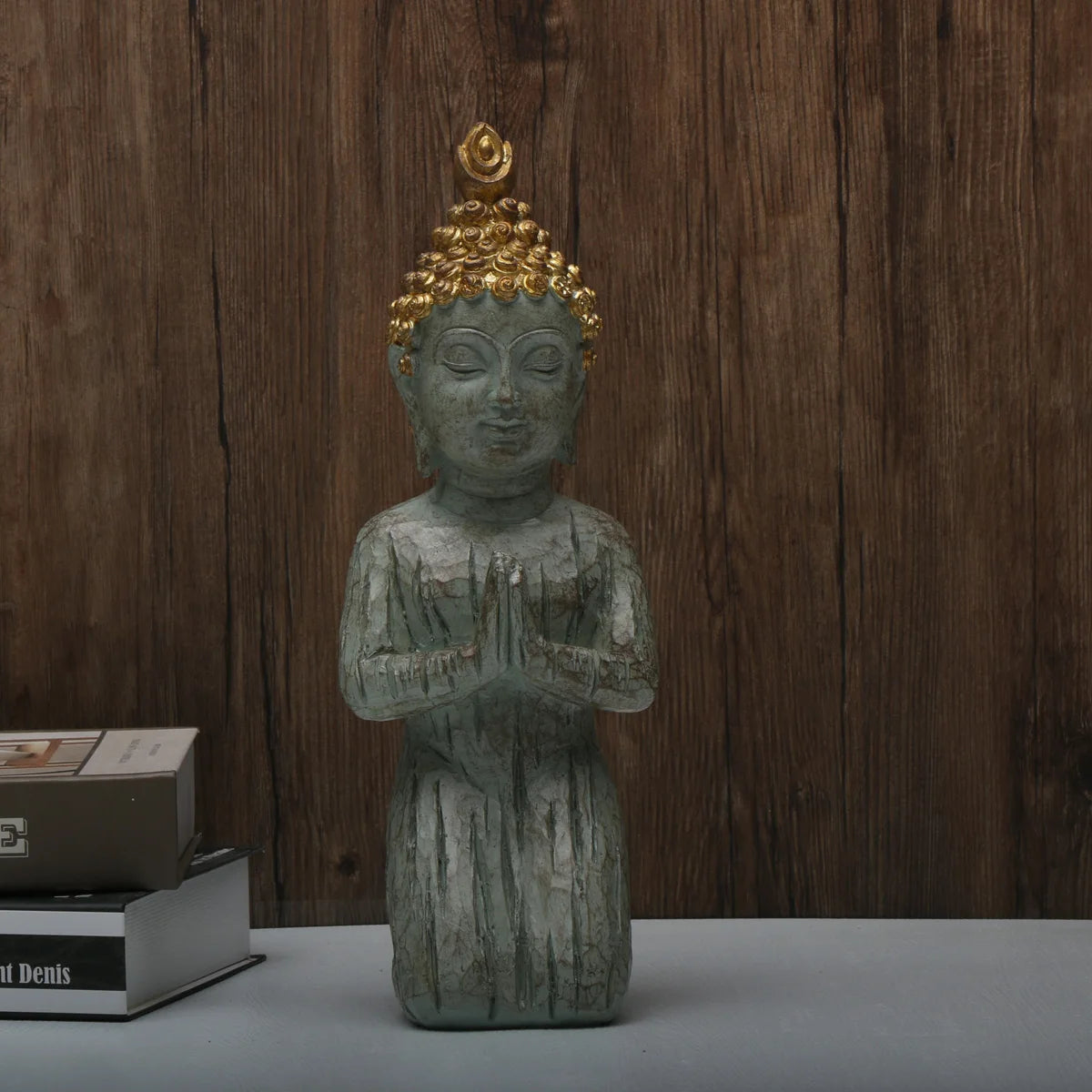 Elegant Zen Buddha Stone Decor for Tranquil Micro Landscapes