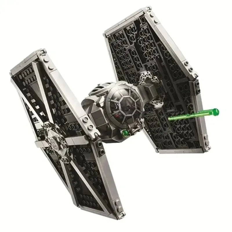 Imperial Tie Fighter Building Blocks Model Kit - Educational Space Toy