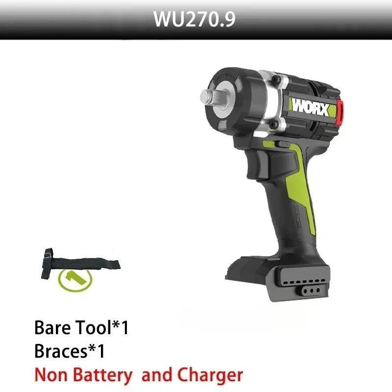 WORX WU270 Cordless Impact Wrench - 700Nm Torque, Brushless Motor