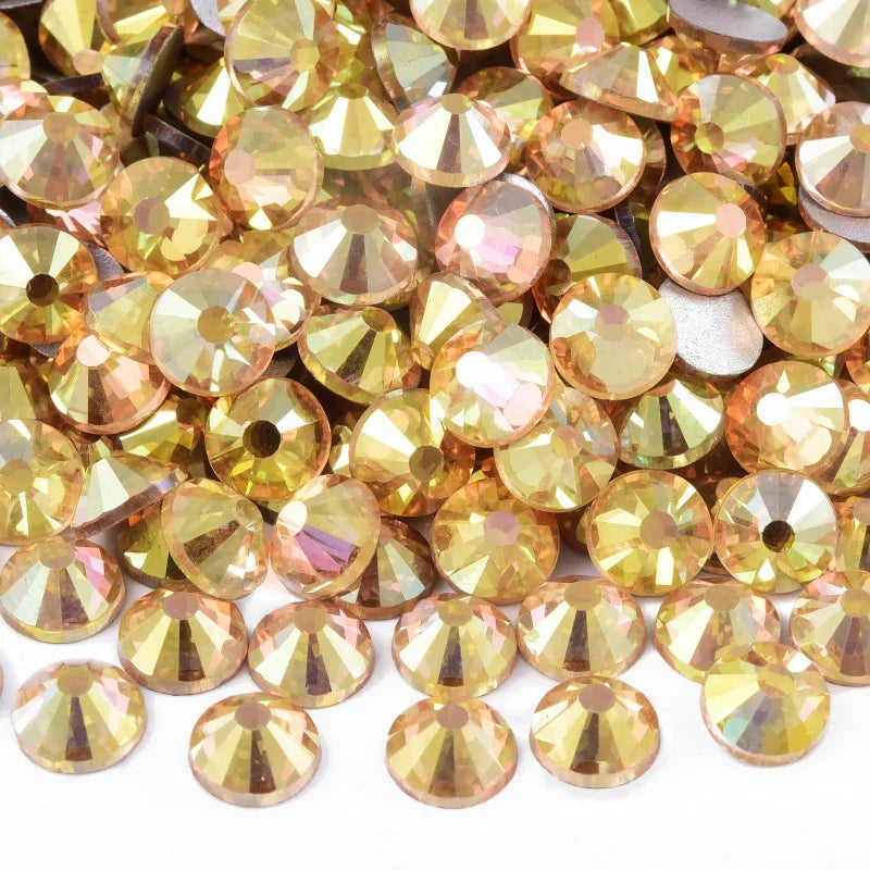 OLeeya Bulk Non-Hotfix Rhinestones for DIY Nail Art & Garments
