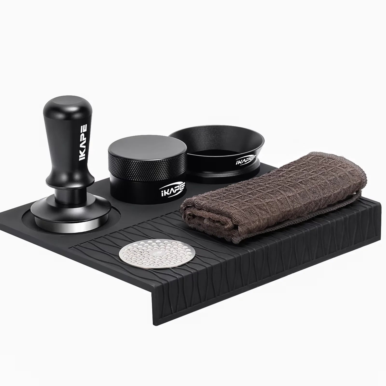IKAPE 6-in-1 Espresso Tamper Set - Perfect Coffee Extraction Kit