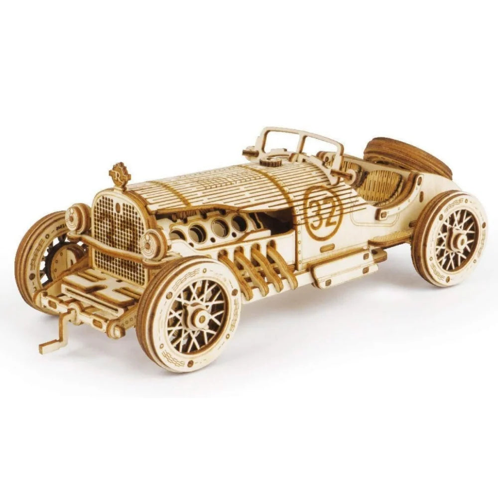 Robotime 3D Wooden Classic Car Model Building Kit - Vintage Design