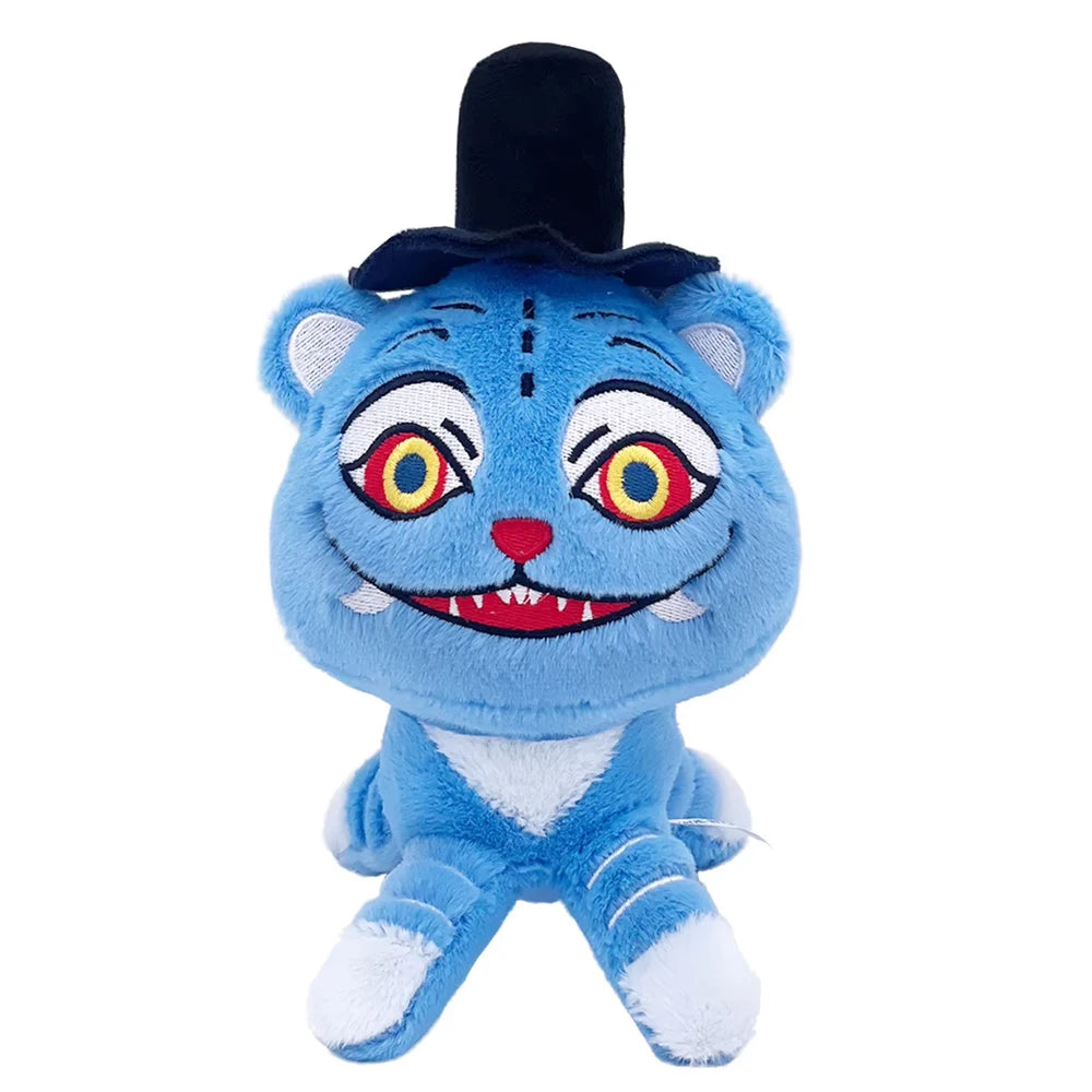 Cute 3-Eyed Purple Tiger Plush Monster - Perfect Gift for Fans!