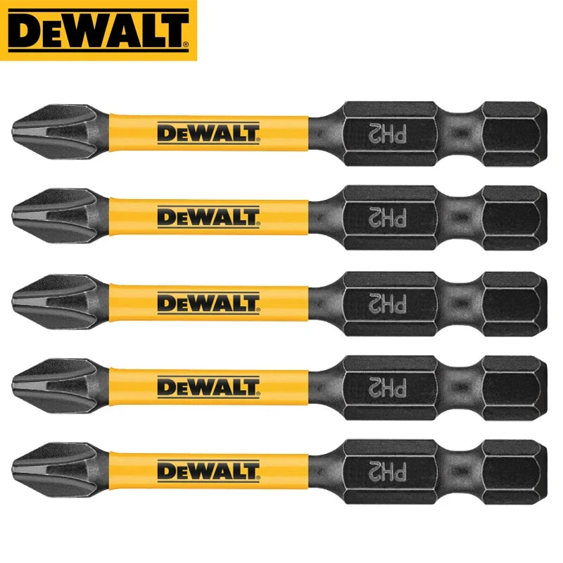 DEWALT Cross Slotted PH2 Extension Rod Set – 50-89MM, High Speed Steel