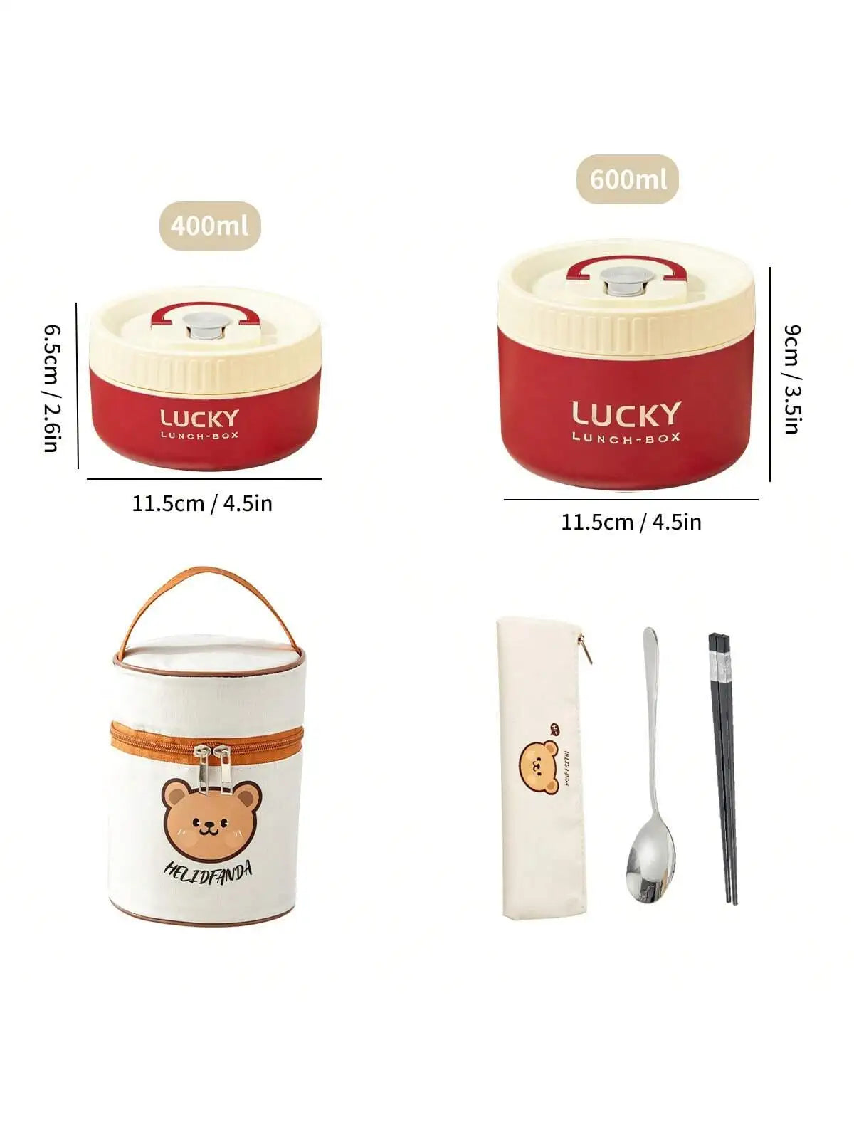 Insulated Stainless Steel Bento Box - Leak Proof & Microwave Safe