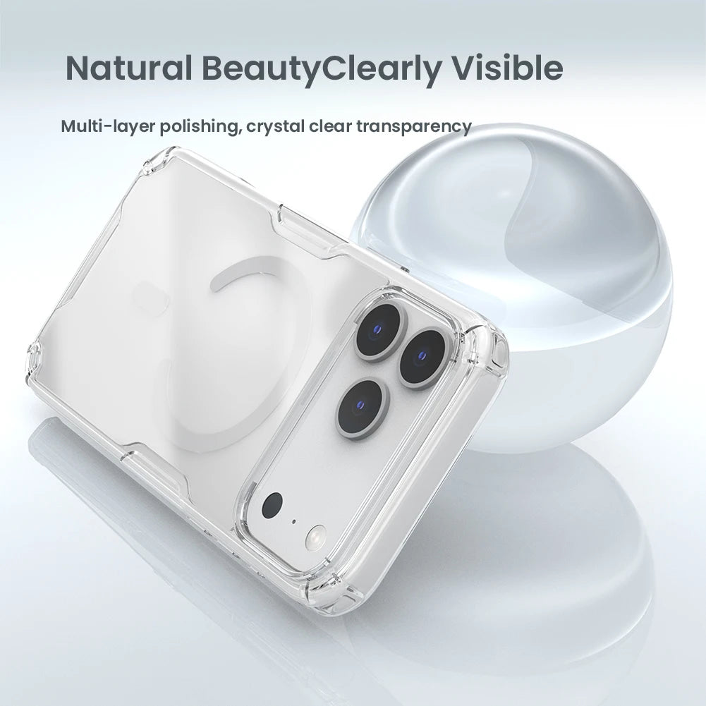 Nillkin Magnetic TPU Case for iPhone 17 Pro Max - Sleek Protection