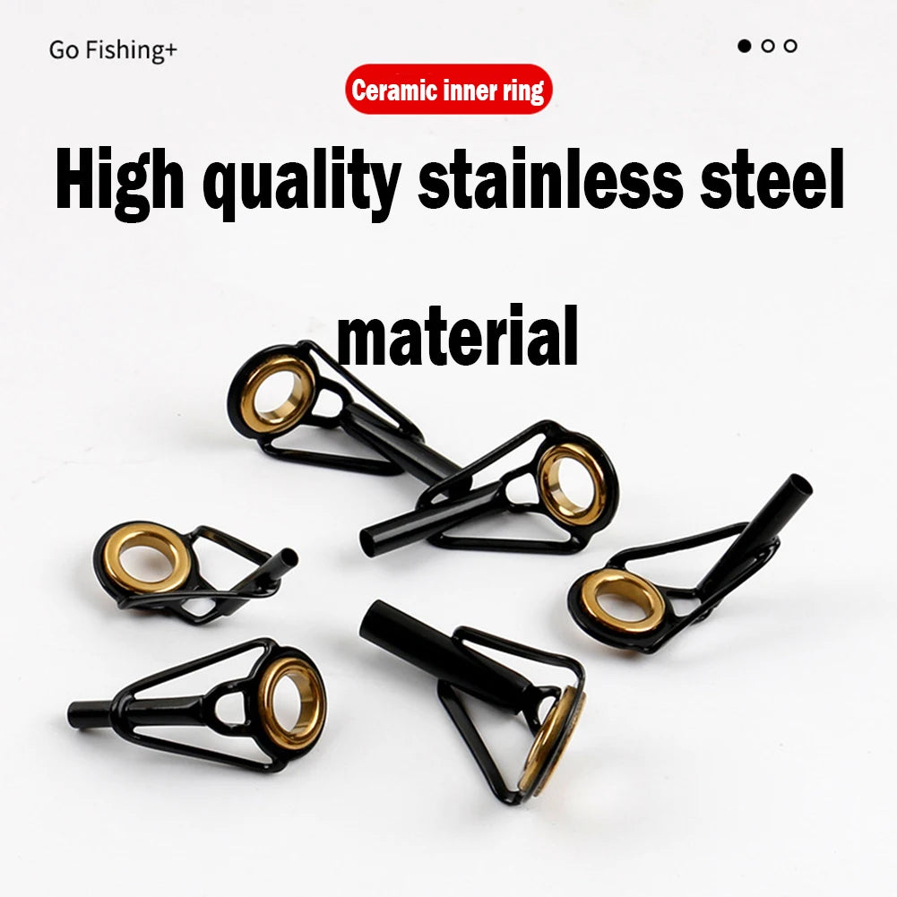 Premium Stainless Steel Fishing Rod Guide Rings for Smooth Casting