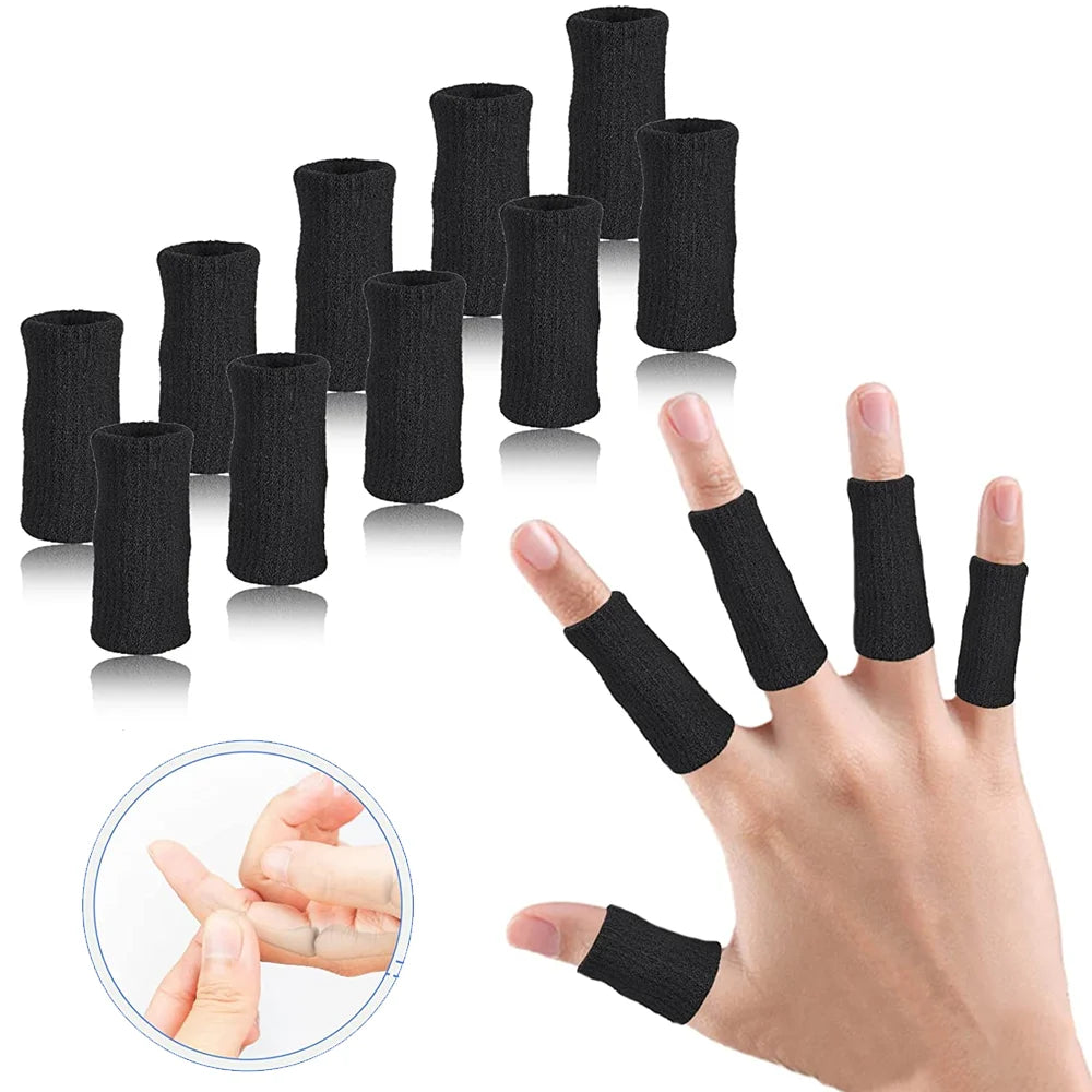 10PCS Breathable Finger Brace Sleeves - Comfortable Thumb Support