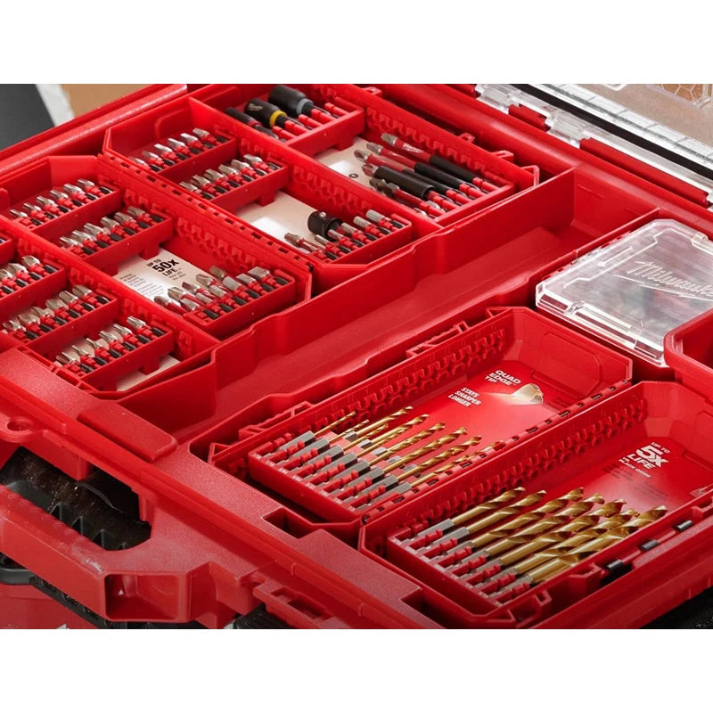 Milwaukee 18-Piece Shockwave Impact Bit Set - High Strength & Versatile
