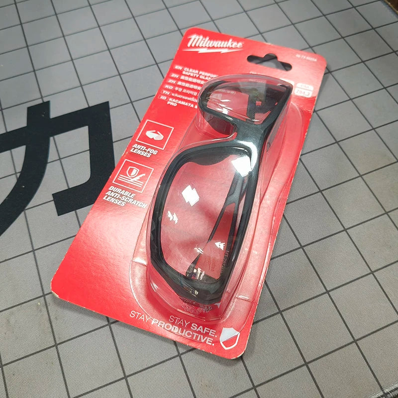 Milwaukee Clear Performance Safety Glasses - Fog-Free & Anti-Scratch