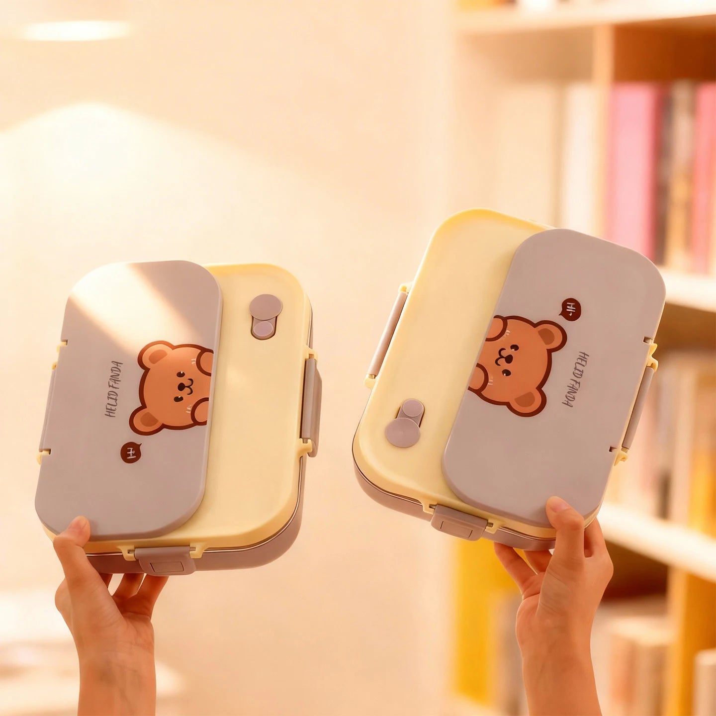 1500ml Stainless Steel Lunch Box with Cutlery & Bowl - Large Capacity