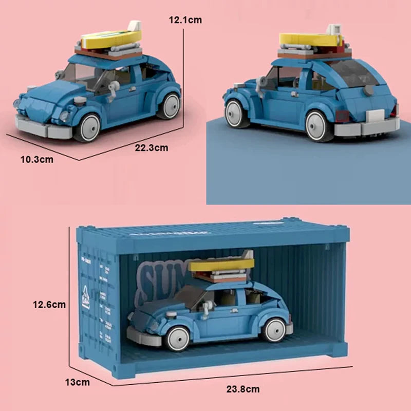 Campervan Building Blocks - Creative Desktop Decoration Set for Kids