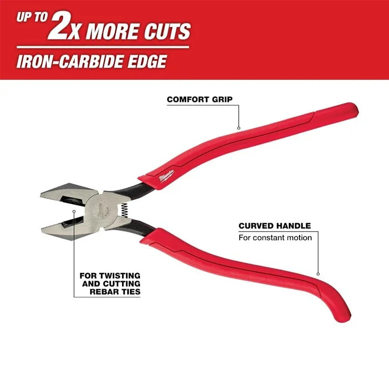 Milwaukee Comfort Grip Ironworker's Pliers – Multi-Functional Tool